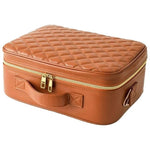 LED Illuminated Cosmetic Case with Detachable Mirror
