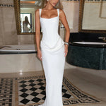 Sleeveless Bodycon Dress with Square Neck