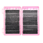 D-Curl Thick False Eyelashes Book DIY Segmented Lashes