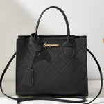 Quilted Diamond Pattern Women Crossbody Bag