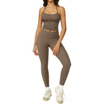 Tight brushed yoga set