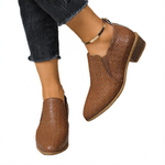Elegant Medium Heel Slip-On Women Shoes