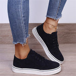 Women Casual Lace Up Flat Shoes