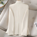Elegant Waist-Cinching Blazer Jacket