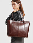 Genuine Leather Women Tote Bag