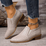 Elegant Medium Heel Slip-On Women Shoes