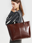 Genuine Leather Women Tote Bag