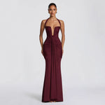Elegant Backless Halter Neck Bodycon Dress