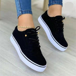 Women Casual Lace Up Flat Shoes