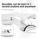 Double-Magnet False Eyelashes ? Soft, Curling Magnetic Lashes