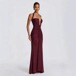 Elegant Backless Halter Neck Bodycon Dress