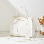 Quilted Diamond Pattern Women Crossbody Bag