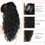 Double Ponytail Wig Synthetic Hair Extensions