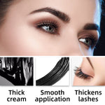 BARUBT Long-lasting Waterproof Mascara for Curly and Thick Lashes